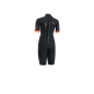 Preview: Produktbild ION Neoprenanzug Damen Element Shorty SS 2/2 BackZip Schwarz Ansicht hinten schräg